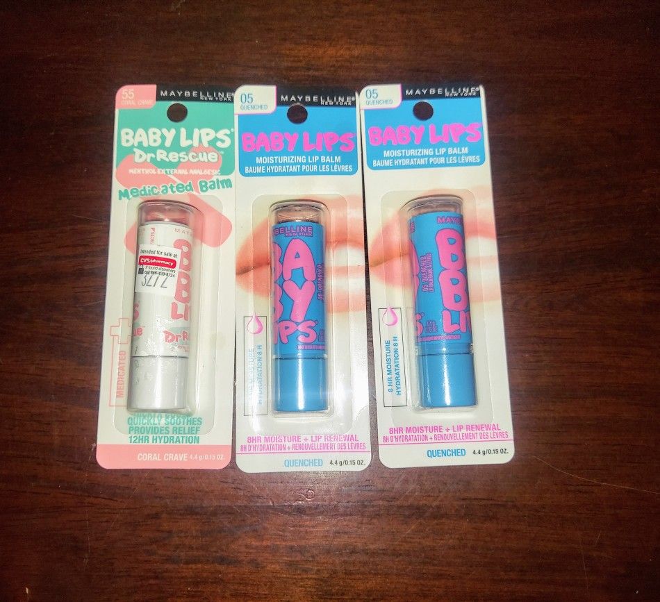 Maybelline Baby Lips $3 each