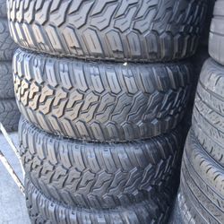 4 semi New Tires 33x12.50r20 Mt 🤑free Installation ‼️ 