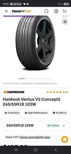 245/55/18 Hankook tires