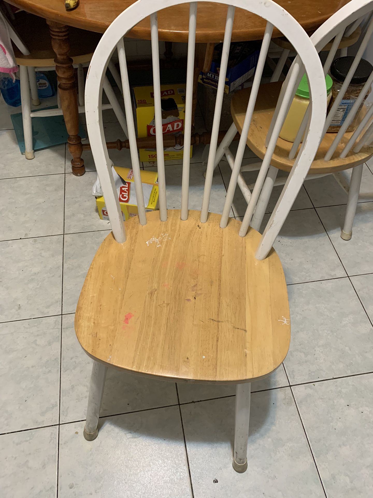 4  Solid  Wood Chairs  