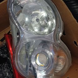 Pair Of Mercedes Benz C Class Headlights  