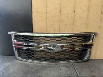 2015 2016 2017 2018 2019 2020 CHEVROLET SUBURBAN CHROME FRONT GRILLE OEM USED
