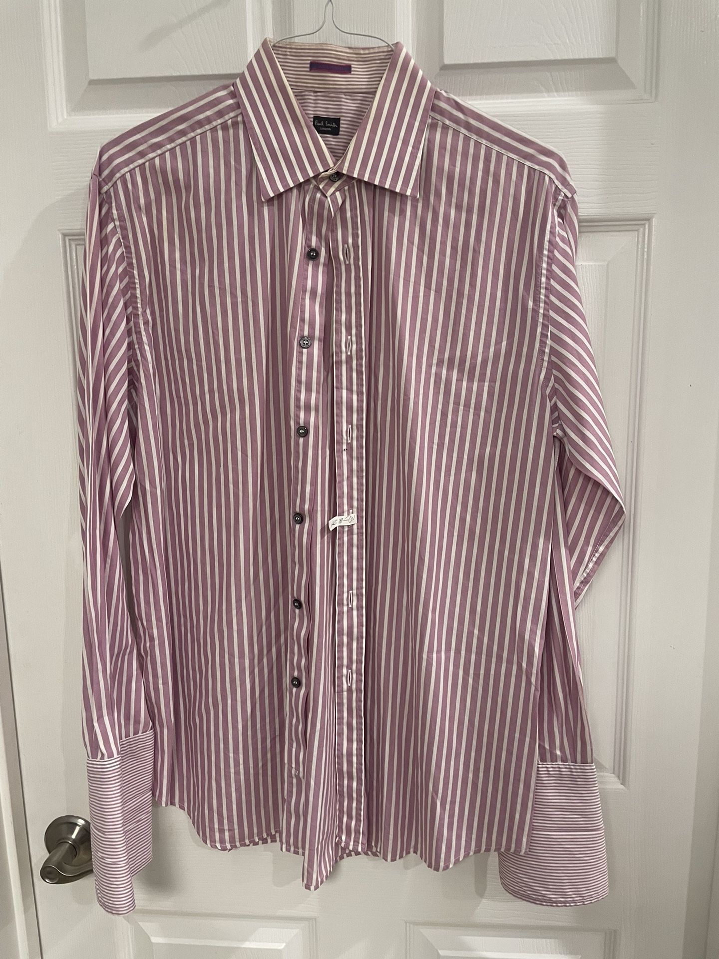 paul smith london dress shirt Vintage PAUL SMITH London Abstract Floral Design Dress Shirt. XL