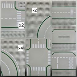 LEGO Vintage Road Plate Collection (x12)