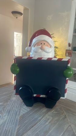 Christmas Santa Chalk Board