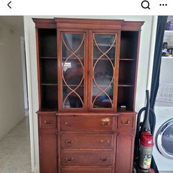 100yr old China Cabinet 