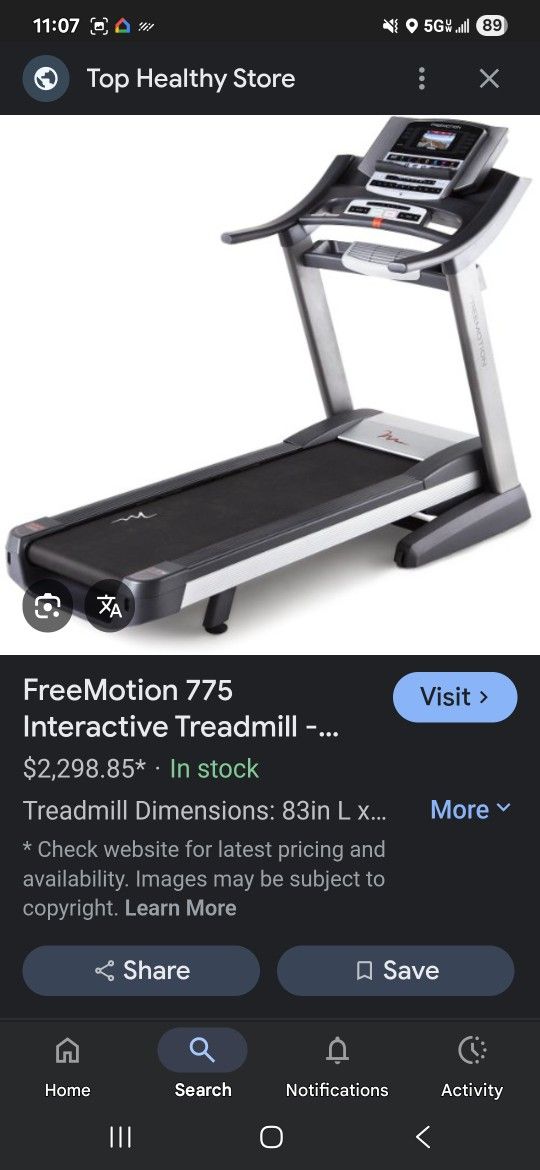 **Freemont 775 TREADMILL