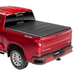 Gator ETX Soft Tri-Fold Truck Bed Tonneau Cover | 59110 | Fits 2014 - 2018, 2019 Ltd/Lgcy Chevy/GMC Silverado/Sierra 1500 6' 7" Bed (78.9")