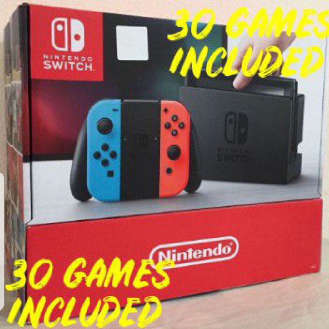 New Nintendo Switch With 30 Games