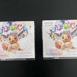 Pokémon Center Exclusive Prismatic Evolutions Elite Trainer Box