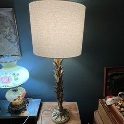 Anthropologie table lamp with shade