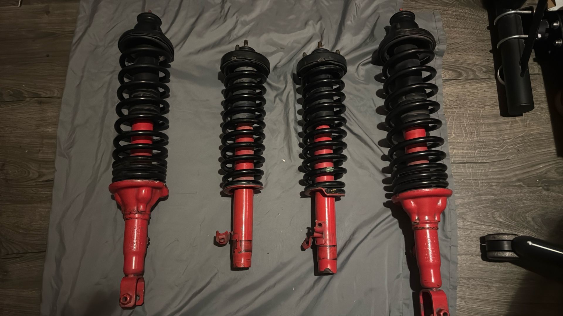 90-97 Honda Accord KYB AGX Adjustable Gas shocks 