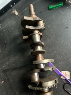 Used Engine Crankshaft with Timing Gear