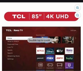TCL 85in Tv BRAND NEW STILL IN BOX
