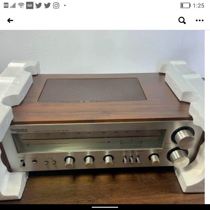 Technics Sa200 Fm Stereo Receiver Like New With Original Box