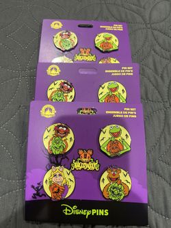 Disney Pins Halloween Muppets Glow In The Dark NEW!! $25 Each