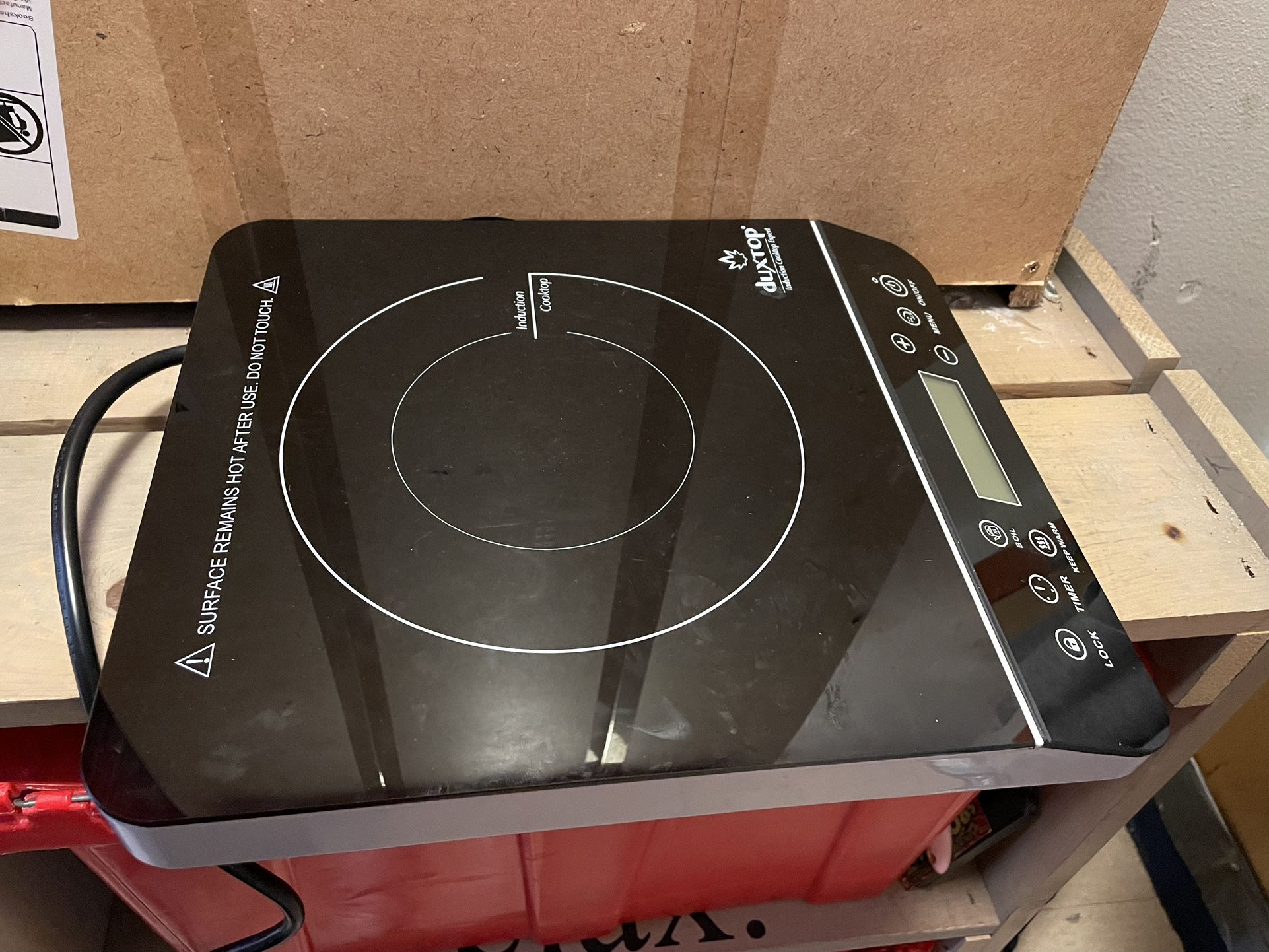 Duxtop LCD 1800W Portable Induction Cooktop