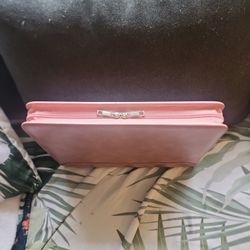 Pink  Zipper 3 Ring  Portfolio