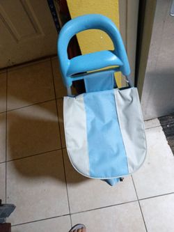 Rolling Shopping Cart Trolley with Bag