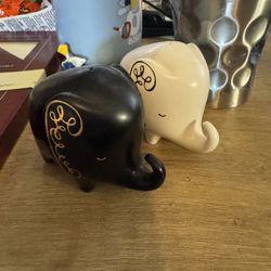 Kate Spade Elephant Salt And Pepper Shakers