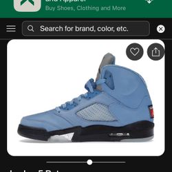 Jordan 5 Retro UNC University Blue