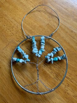 Handcrafted Tree of Life Natural Stone Pendant