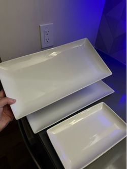 4 serving trays crate & barrel