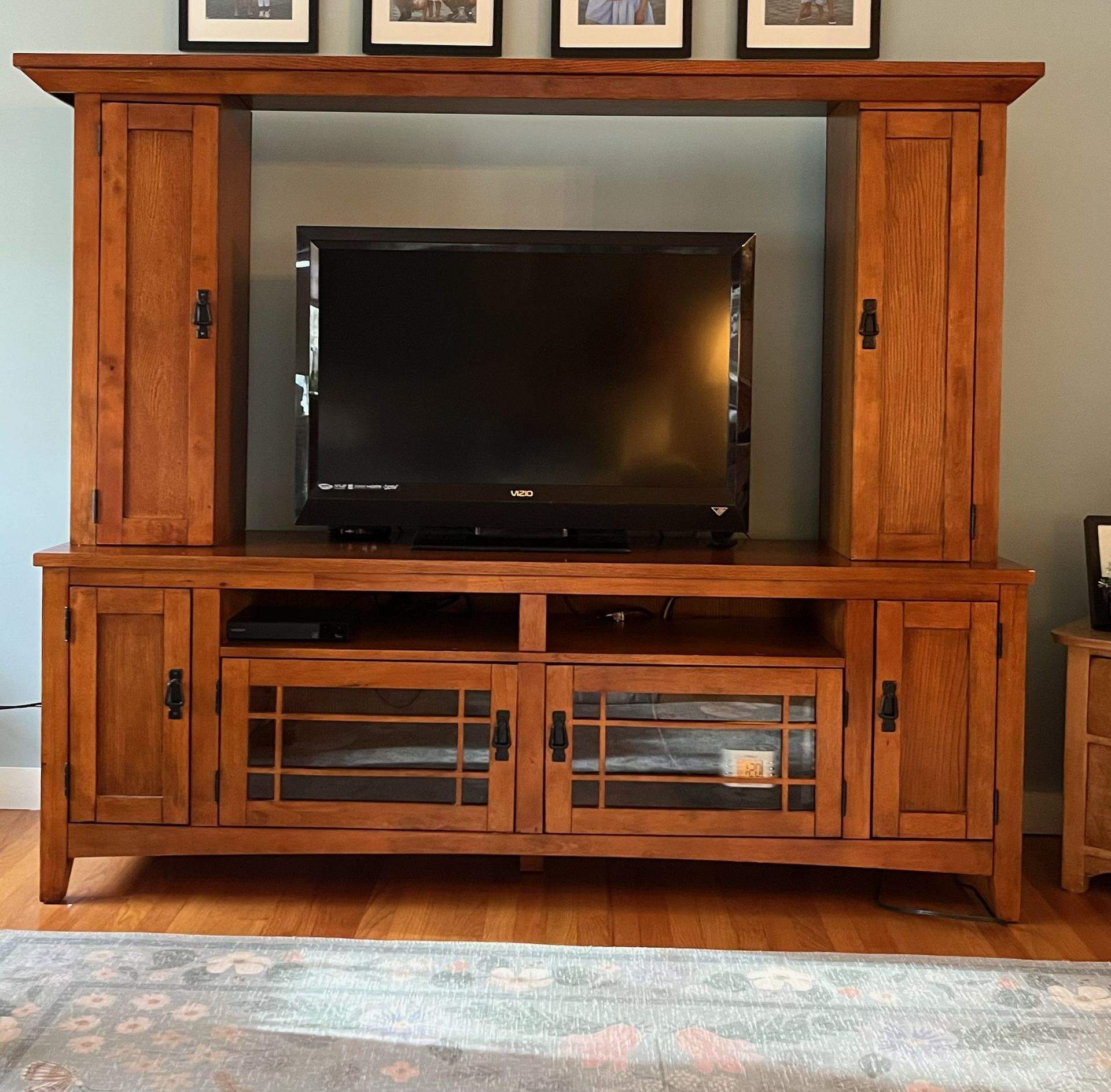 Hardwood Entertainment Center