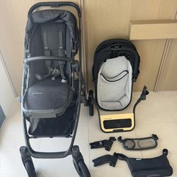 UppaBaby Vista Stroller, Bassinet, And All Accessories