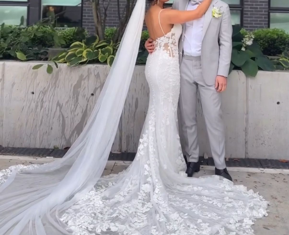 Madi Lane Wedding Dress Size 10