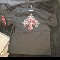 Black&Red  XL Chrome Heart T