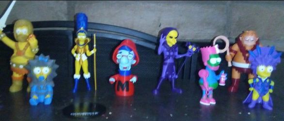 SIMPSONS MASTERS OF THE UNIVERSE FIGURES