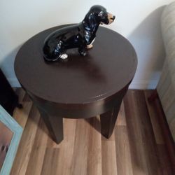 Set Ttwo Solid Dark End Tables 