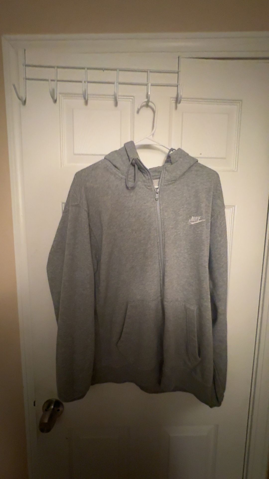 Grey Nike Zip Up
