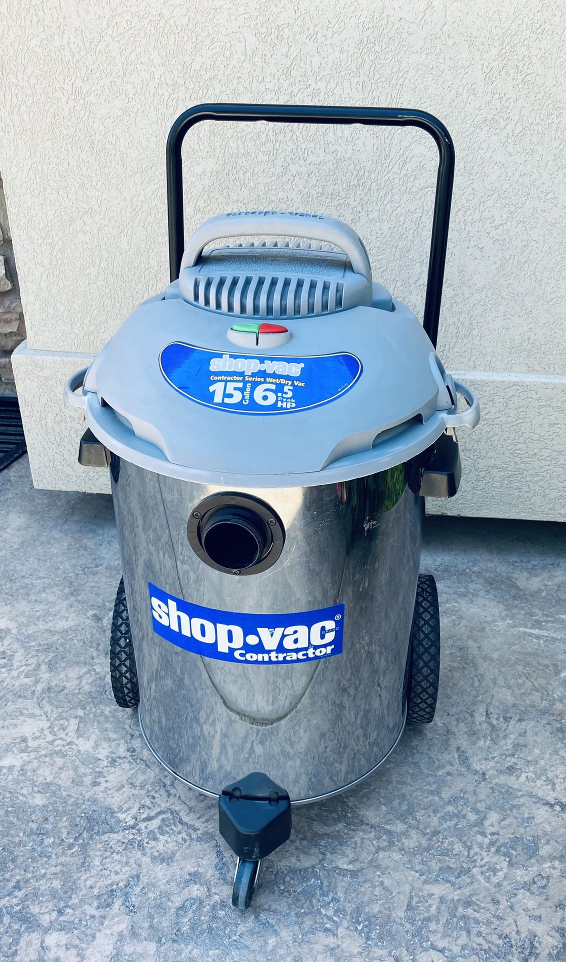 Shop-Vac Contractor Series Wet/Dry 15 Gal Stainless Steel Vacuum