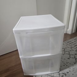 2 Tier Plastic Drawers