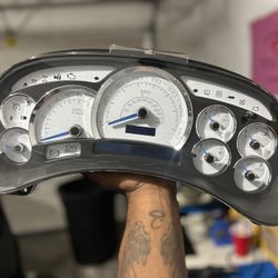 2003 Chevy/GMC Custom Cluster – Fully Rebuilt + LED Upgrade – Like New