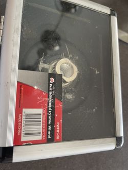 1 5/8” full bull nose profile wheel 
