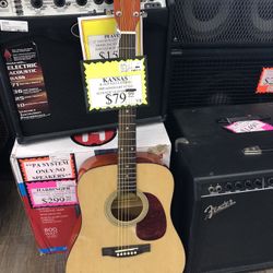 96091 Kansas K-ACP-NAT 6-String Acoustic Guitar 581334