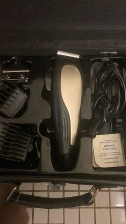 Hair Clipper Set with Case and Attachments