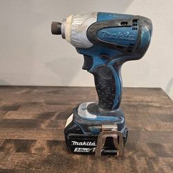 Makita 18V Impact Driver & Battery (Untested-For Parts)