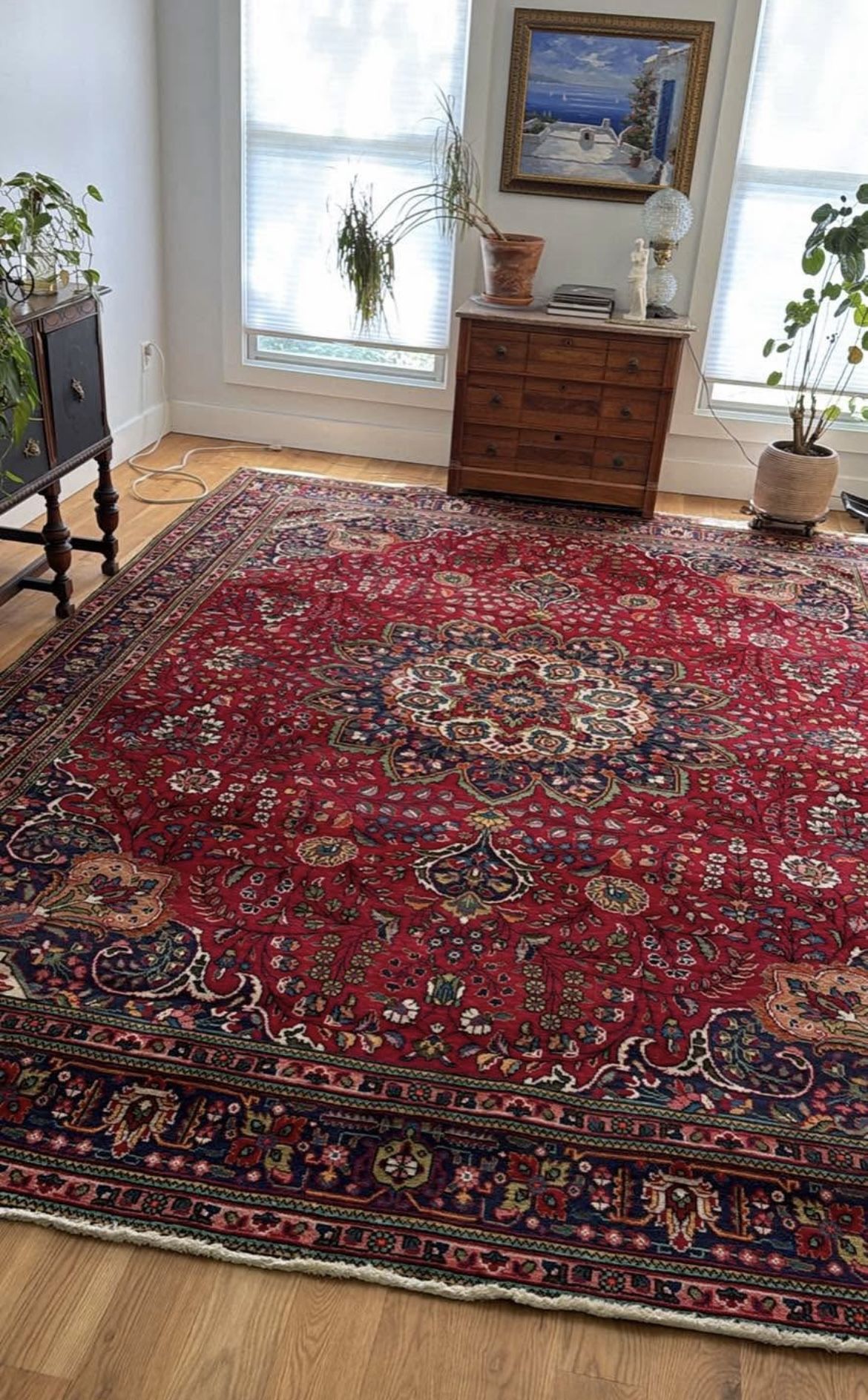 Antique Iranian Rug 9x12