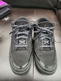 Jordan Retro 3's "Black Cat" (Size 1.5y) Excellent Condition Like New