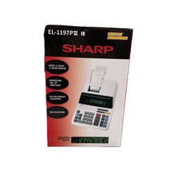 Sharp EL-1197PIII Heavy Duty Printing Calculator Ribbon Printer Desktop NIB
