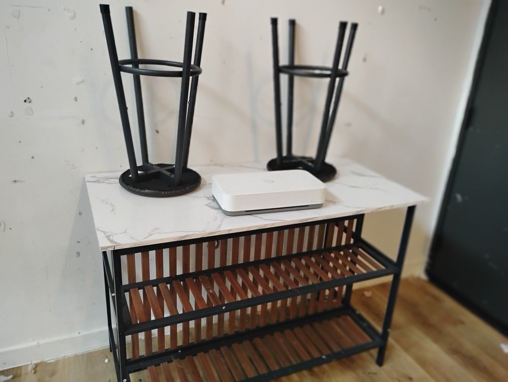 LED TV STAND  Bar Stoos And l Table 