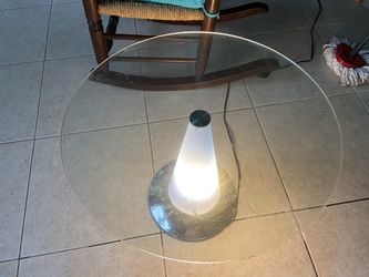 Table with light