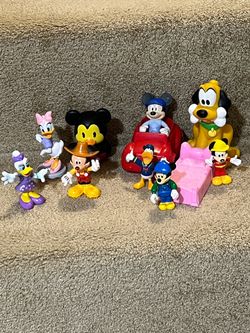 Disney Mickey Mouse & Friends Figures Daisy Pluto lot of 10
