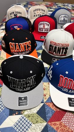 Gorras, cachuchas Fanatics MLB Snapback Hats – Lot of 9