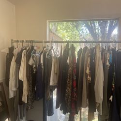 Rack Of clothing - $200