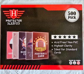 Card Protector Sleeves 500 Pack new in box